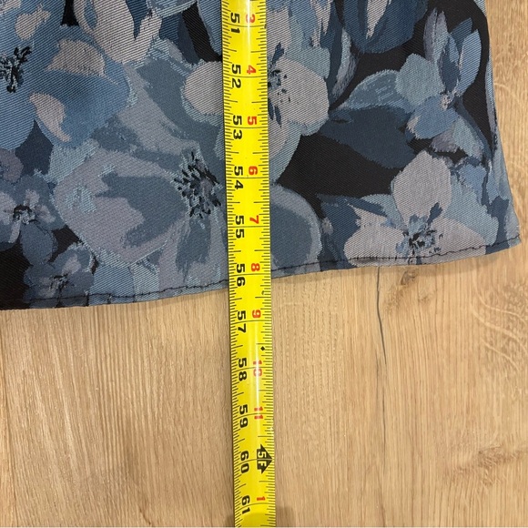 Alex Evenings Navy Floral A Line Mother of the Groom/Bride Dress - Picture 9 of 10